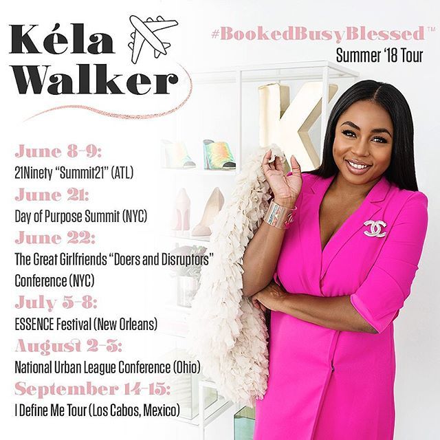 KelaWalker's tweet photo. When you are who you say you are #BookedBusyBlessed™️.
Ayyye. The summer tour starts today with @21ninety in Atlanta and then just keeps on going. I’m so excited to be hitting up so many events this summer. Tag your city below and if you have an even… https://t.co/5ucVorOAgd https://t.co/nbNhAKmETR