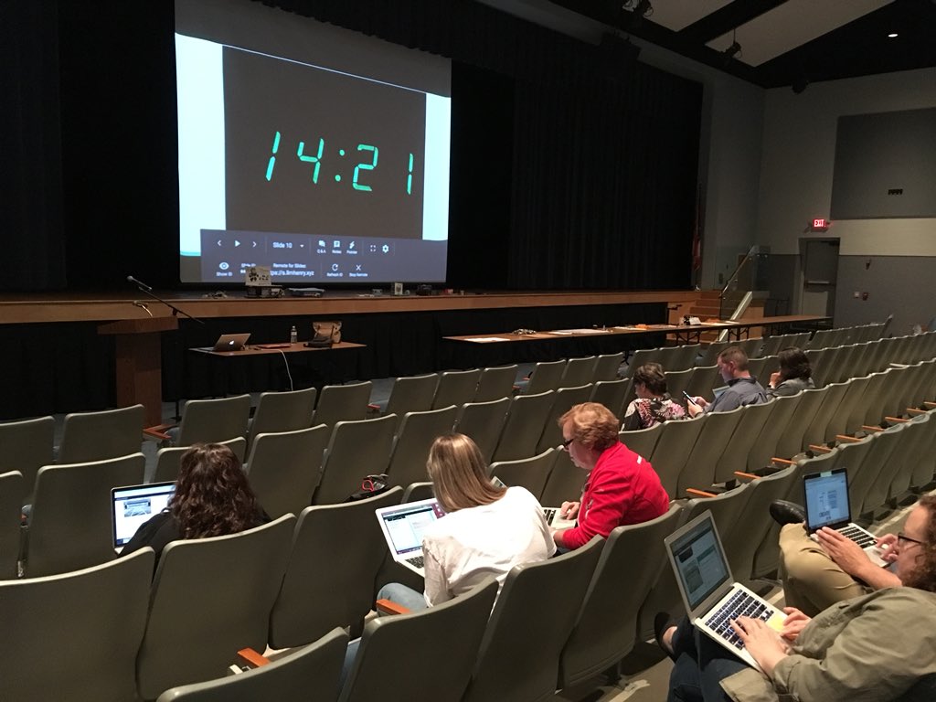 khughes720's tweet photo. Fun class taught with @chrismalanga at #createcon18! Great Job to the participants on Breaking Out with this Digital Breakout! https://t.co/njUF69jWk3
