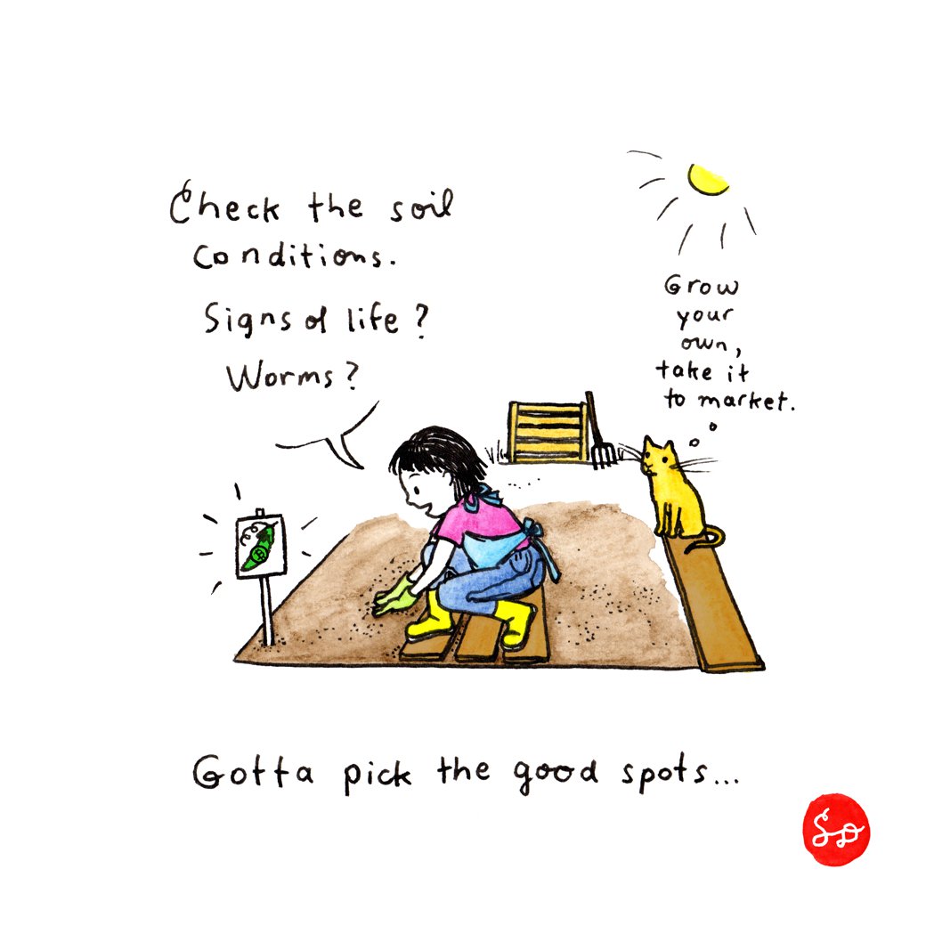 SatoshiDoodles's tweet photo. Gotta pick the good spots... (66 of #100DaysofSatoshiDoodles). https://t.co/76SmOENITI #Bitcoin #BitcoinCash #markets #growingconditions https://t.co/jjhJtBborI