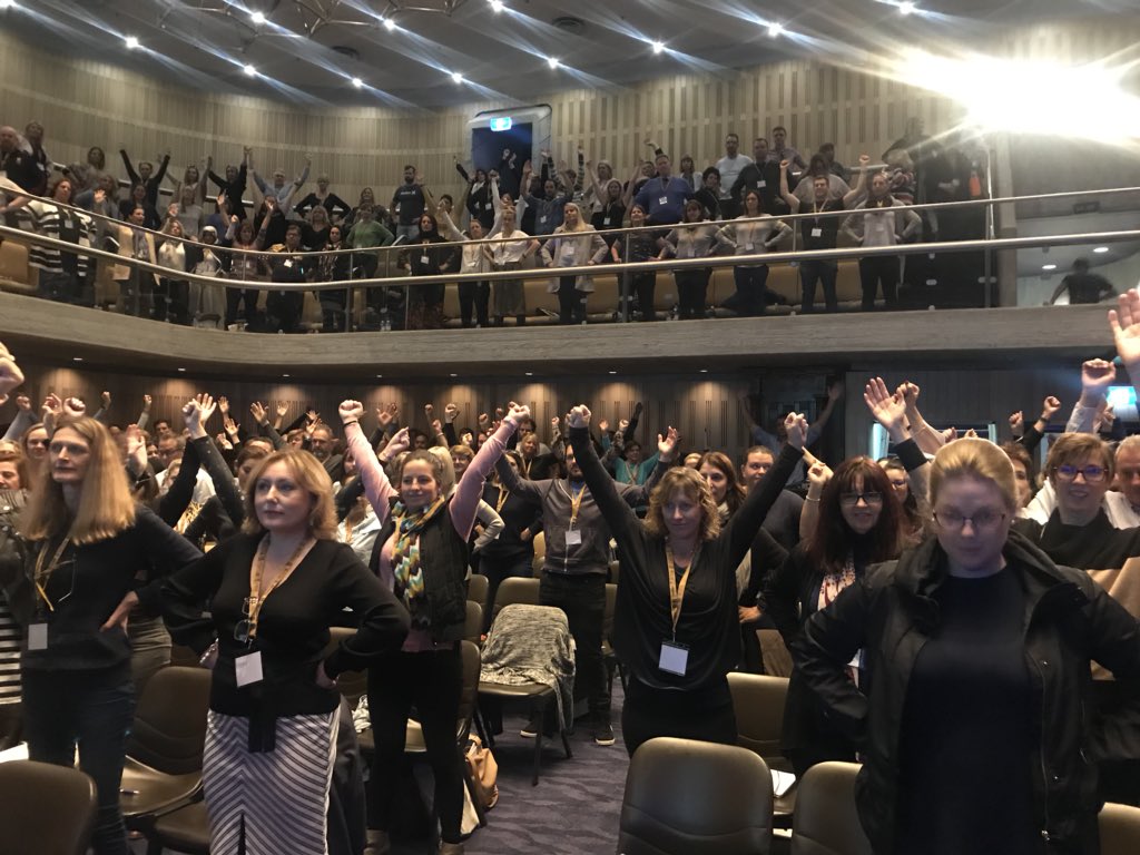 Amazing educators in Sydney, Australia! We are strong!! #urstrong <a href="/PositiveSchools/">Positive Schools</a> #PS18 <a href="/drhelenstreet/">Dr Helen Street</a>