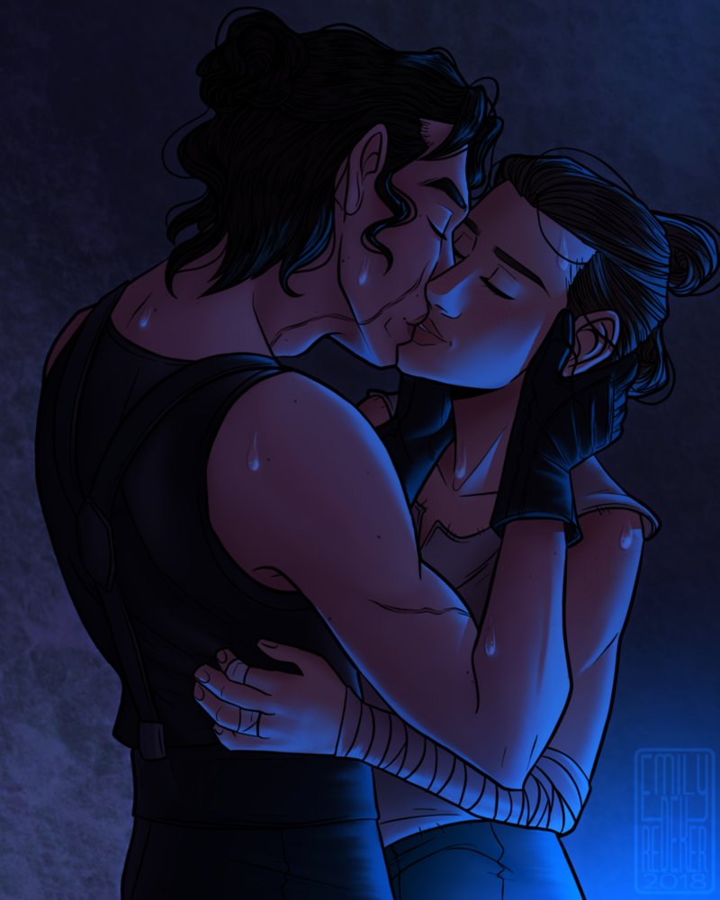 You are not alone.....Neither are you  #reylo #reyloisendgame #starwars #savebensolo #reyloiscanon Art by Chrisily (Training) chrisily.deviantart.com/art/Training-7…