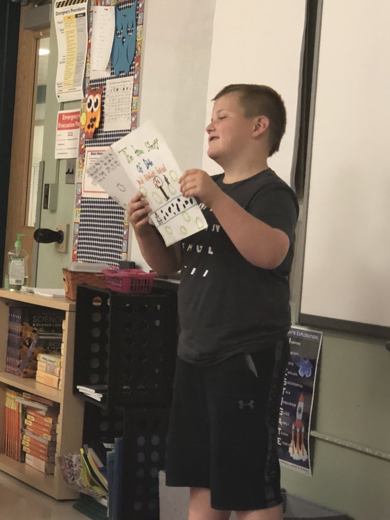 OverlookGrade3's tweet photo. What’s the real story behind these fairy tales? We wrote about what really happened in stories like “Snow White” to explain the real facts! #AACPSAwesome @OverlookES https://t.co/SpauUVOuLa