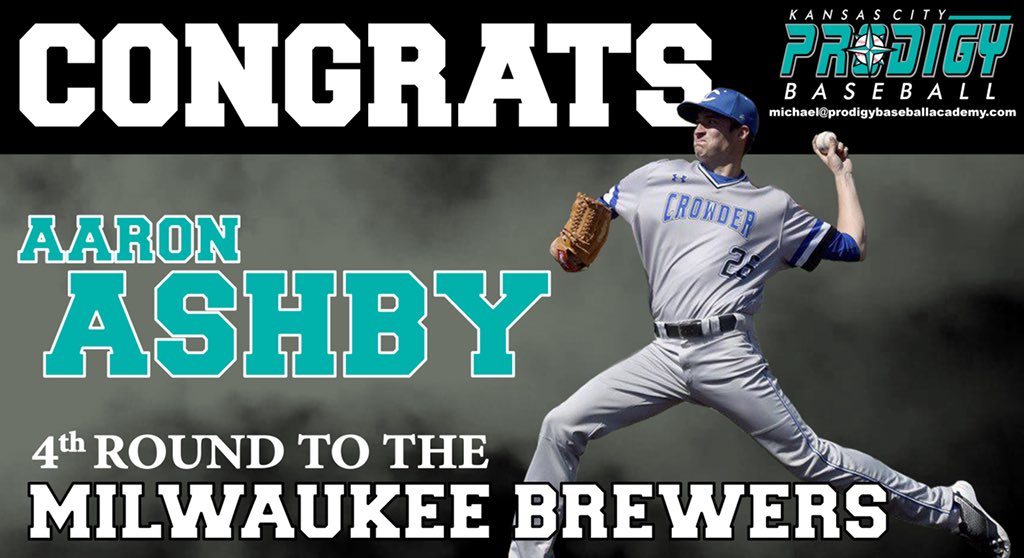 Couldn’t of happened to a better kid and better family!!! Congrats @Aaron150__ and good luck to you! <a href="/CrowderBasebal1/">Crowder Baseball</a> <a href="/TLalle31/">Travis Lallemand</a> <a href="/Tsaw03/">Tyler Sawyer</a> <a href="/Brewers/">Milwaukee Brewers</a> #1stProdDrafted #4thRound #TealNation