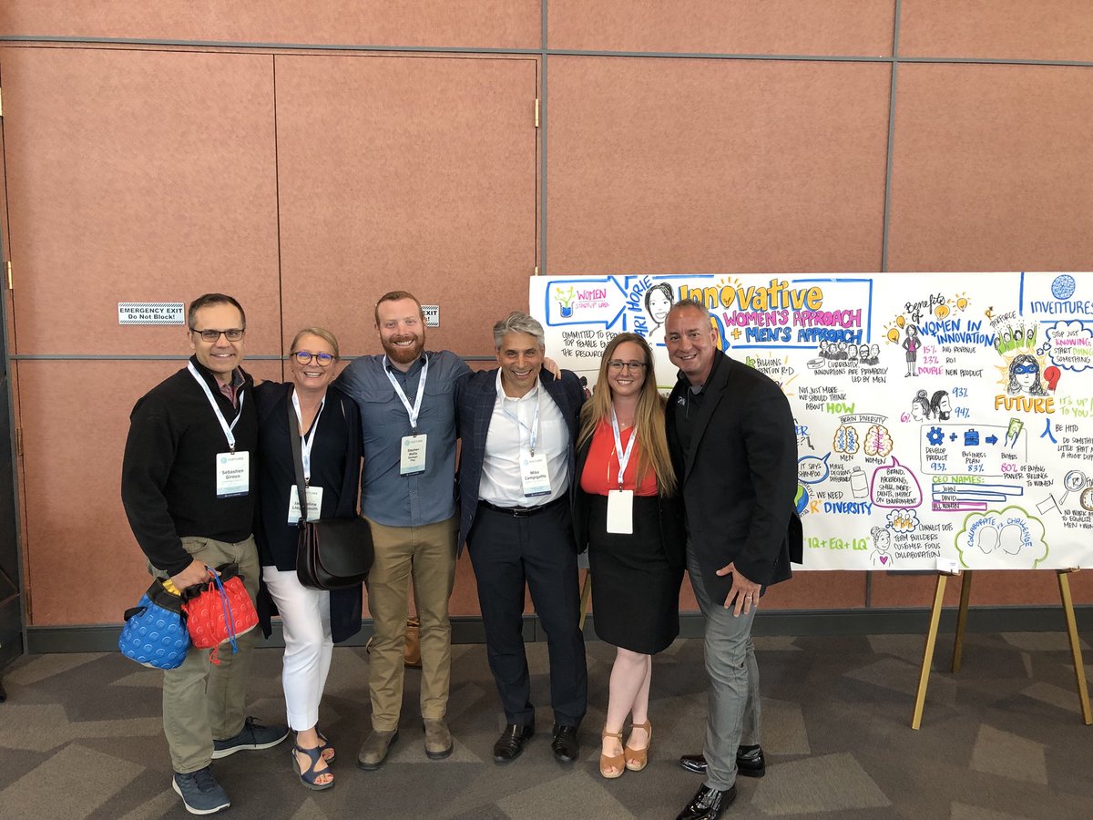 LSP love at the #Inventures2018 conference here in Calgary. We hosted a great panel today. Graphic recording by yours truly 🖊