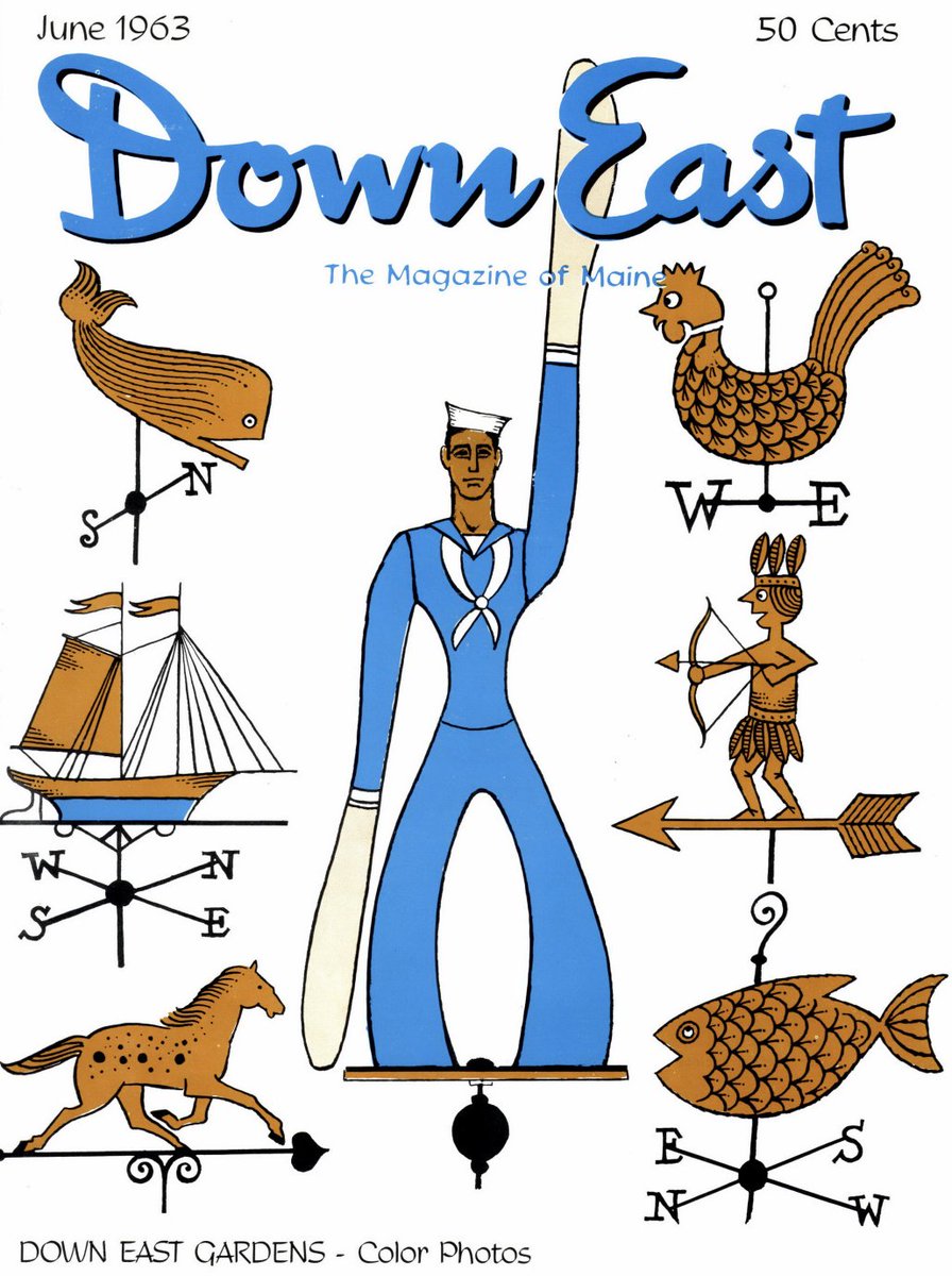 MagazineofMaine's tweet photo. #ThrowbackThursday Our #June1963 cover was illustrated by American cartoonist Henry R. Martin.
Purchase full back issues of #DownEastMagazine, including this issue, on the #DownEast app. 📲 https://t.co/ehBo52PdZF https://t.co/Si7XVr9LLL
