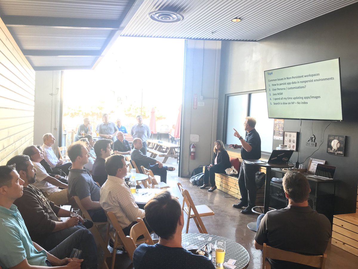 djcostello's tweet photo. Thanks to @fslogix for hosting our @SDCUGC @myCUGC event tonight.. I really appreciate our @citrix community..! https://t.co/dDBavl9jdO