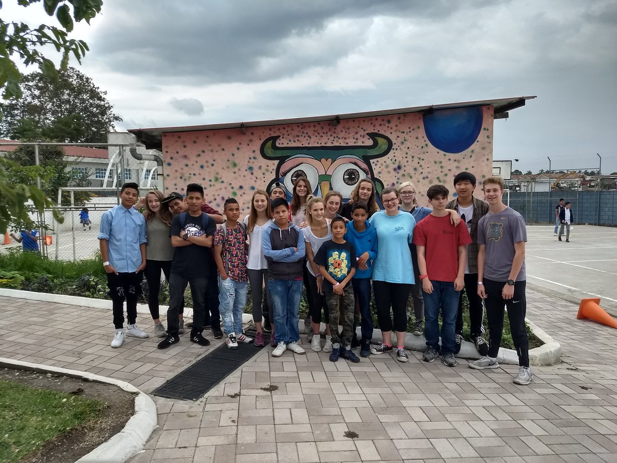 hrpnola's tweet photo. These two groups had so much fun together today #SafePassage #trinityexplores https://t.co/OjHaLwvDUJ