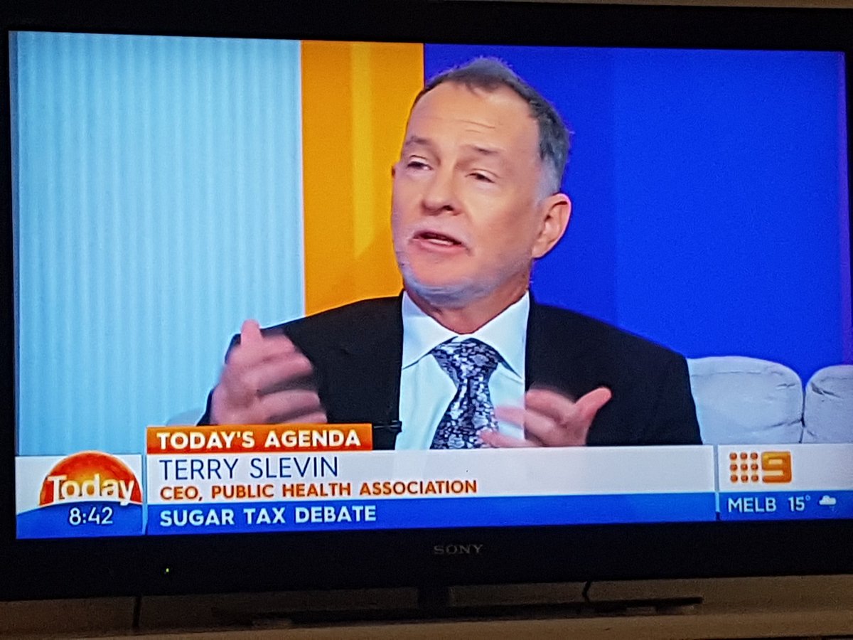 VictoriaGray87's tweet photo. Good work @terryslevin on @TheTodayShow. Way more convincing than the other bloke. It ain't about individual responsibility. Same ol arguments as tobacco. @Live_Lighter https://t.co/ipeQkzei0G