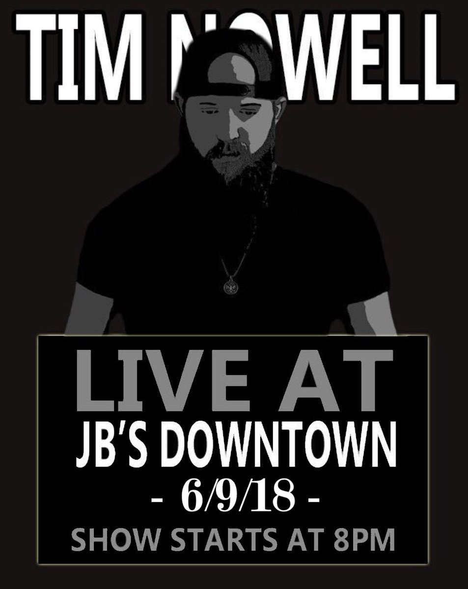 This weekend we have Tim Nowell!
21+ No Cover $12 Bottomless Cups
#sorryforpartyingweekendsatjbs