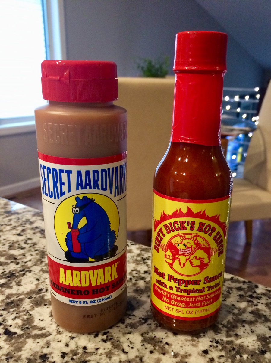 MattySchueff's tweet photo. “Well that’s a bit of an aggressive brand name...” can’t wait to get my first taste of @Secret_Aardvark and Dirty Dick’s! Thanks for the inspiration @seanseaevans &amp; @firstwefeast ! #Season4 #thespiceisnice https://t.co/YGlLIGRO8X