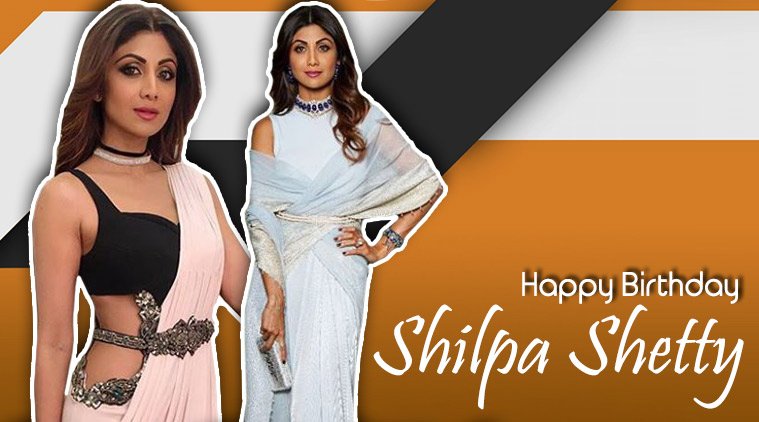 Happy Birthday, Shilpa Shetty: 7 times she added a trendy twist to a sari with a belt!  