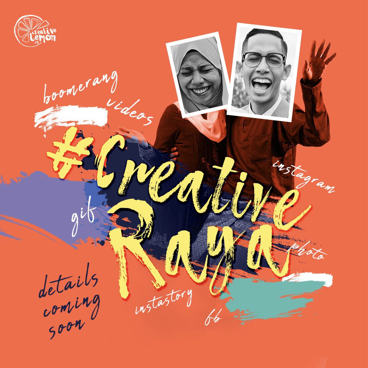 creativelemonsg's tweet photo. Everyone gets a little creative for Hari Raya. Mothers creative with recipes, kakak2 creative with baju raya, abang2 creative with pick-up lines!π
Details out closer to Syawal so stay tuned! Meanwhile, have a good last lap of Ramadan and spend your time wisely! #CreativeRaya https://t.co/CL1zu2gVHZ