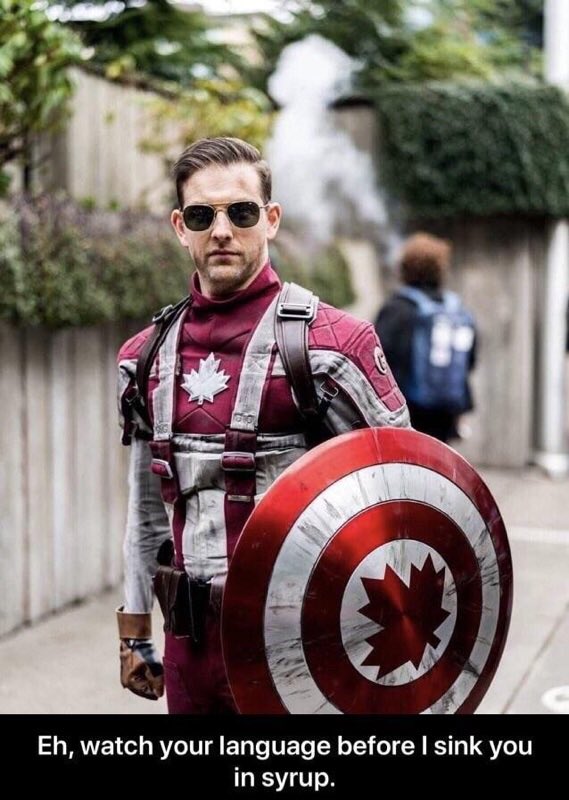 NoelDraws's tweet photo. @ChrisEvans 
Youve got some competition
#captiancanada #Marvel #CaptianAmerica https://t.co/89RNObO7PH