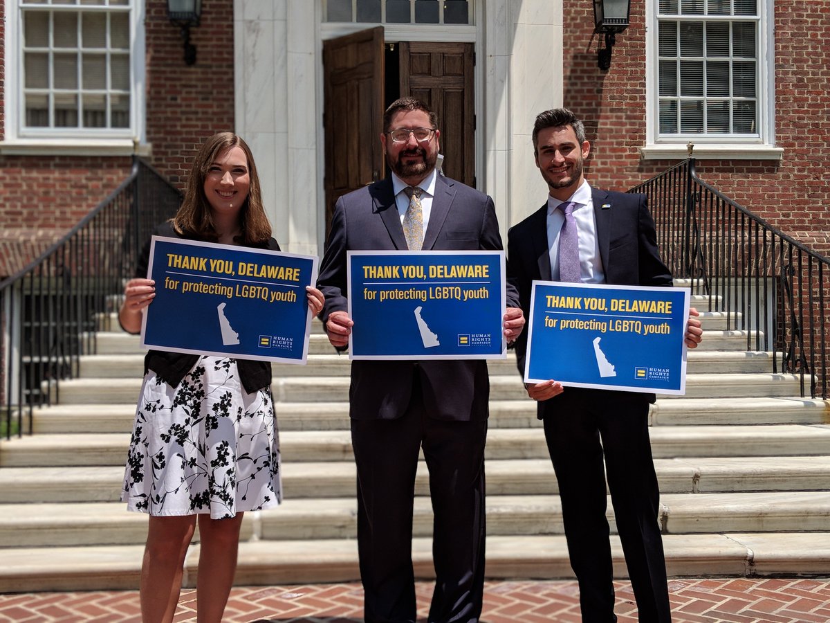 HRC on the ground in Delaware.