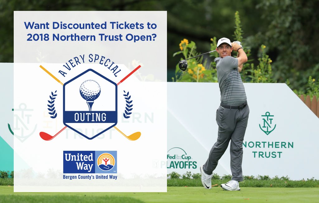 bergenunitedway's tweet photo. Want Discounted Tickets to 2018 Northern Trust Open?  Thanks to a partnership with the @PGATOUR, we are offering 30% discounted Any Day Tickets to the 2018 Northern Trust Open at A Very Special Outing. To register, visit https://t.co/qoHBxNQMfu https://t.co/pcdS6Kh9T7
