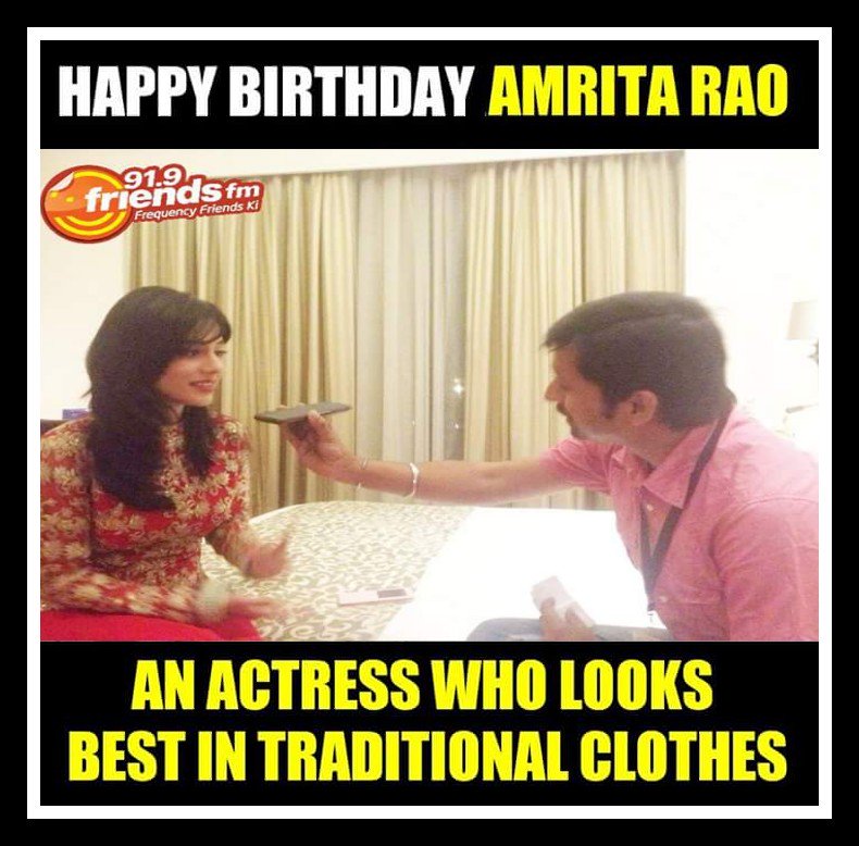 Happy Birthday Amrita Rao!   