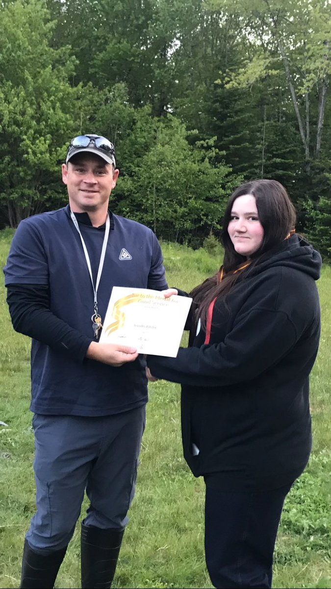 2ndBBScouting's tweet photo. Jen Ritchie receives the Bar to the Medal for Good Service to #Scout  ing https://t.co/ai9kVcesTx