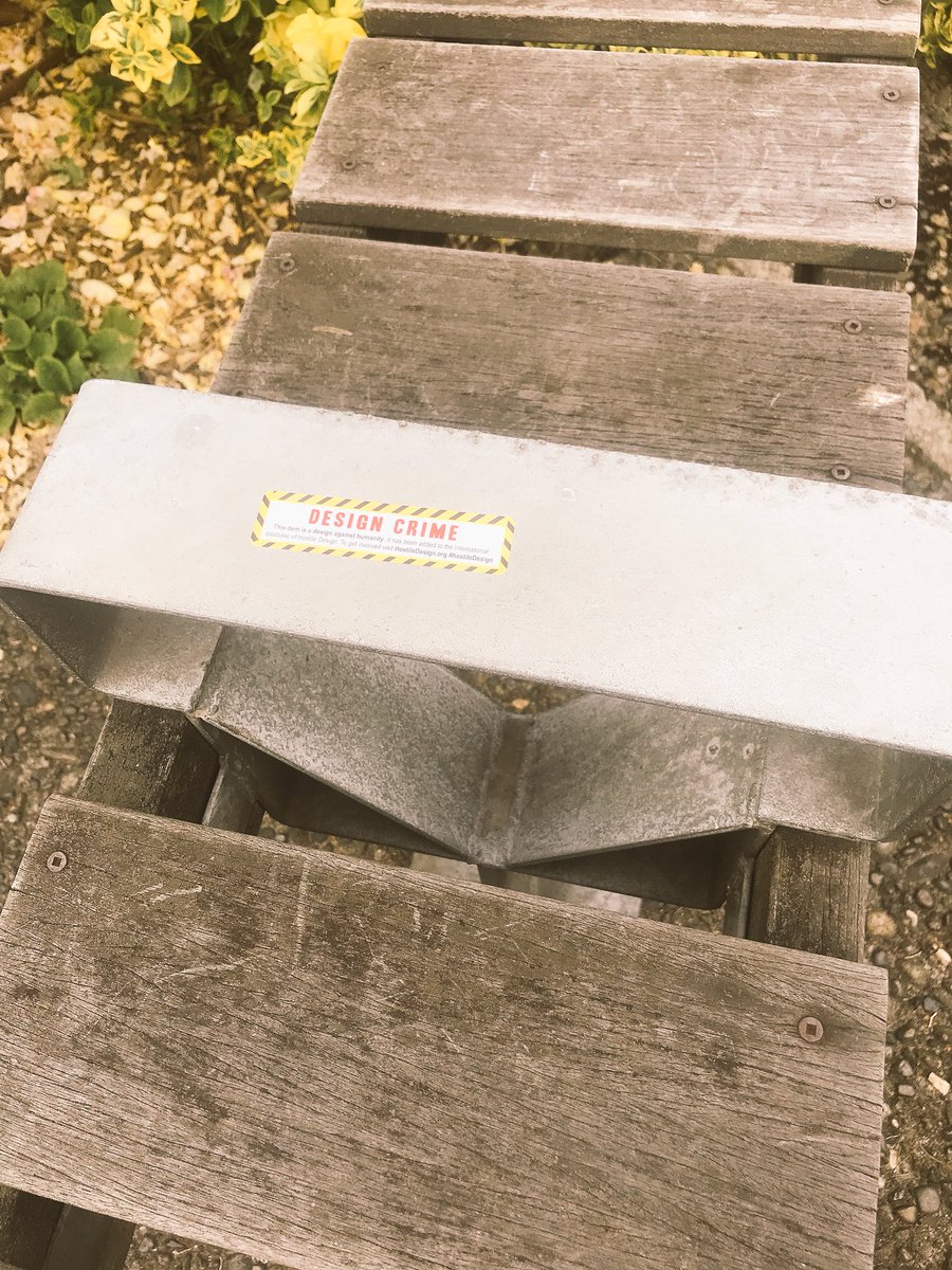 HousingAndParks's tweet image. #designcrime #hostilearchitecture
