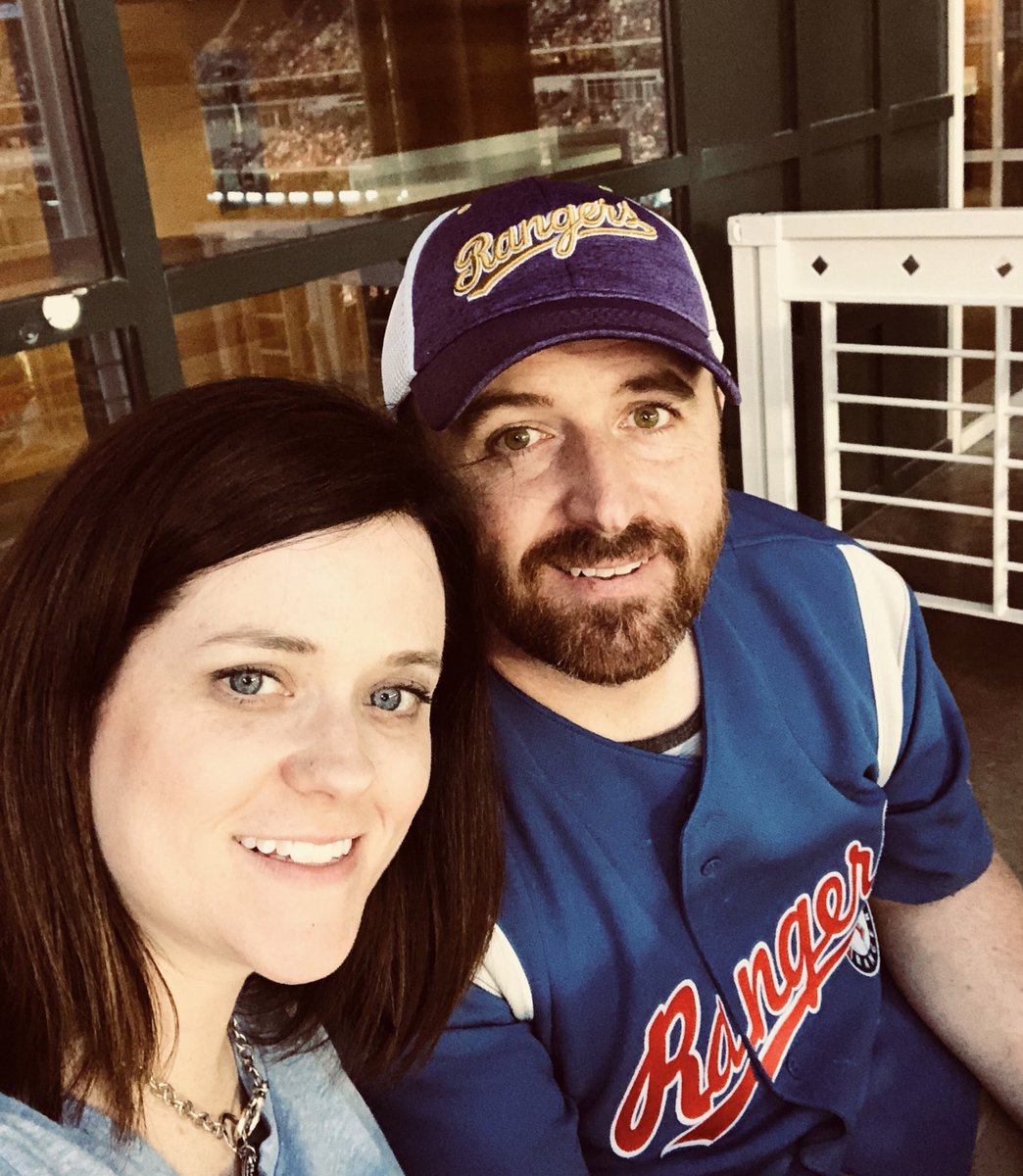 AaronCarp's tweet photo. Let’s go Rangers! #HatsOff4Heroes #TexasRangers #HSUfamily https://t.co/fSHVXIXDhI