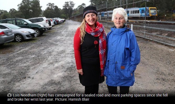 Hurstbridge train station to have carpark sealed and more than 100 parking spaces added >> heraldsun.com.au/leader/north/h…
