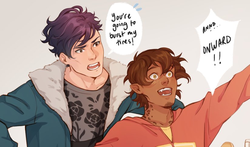 [OC] Diego You Cannot Sits Wherever You Fits, There Are Consequences

a dear friend commissioned my boys Allen and Diego running errands gone wrong and...this happened 🙈