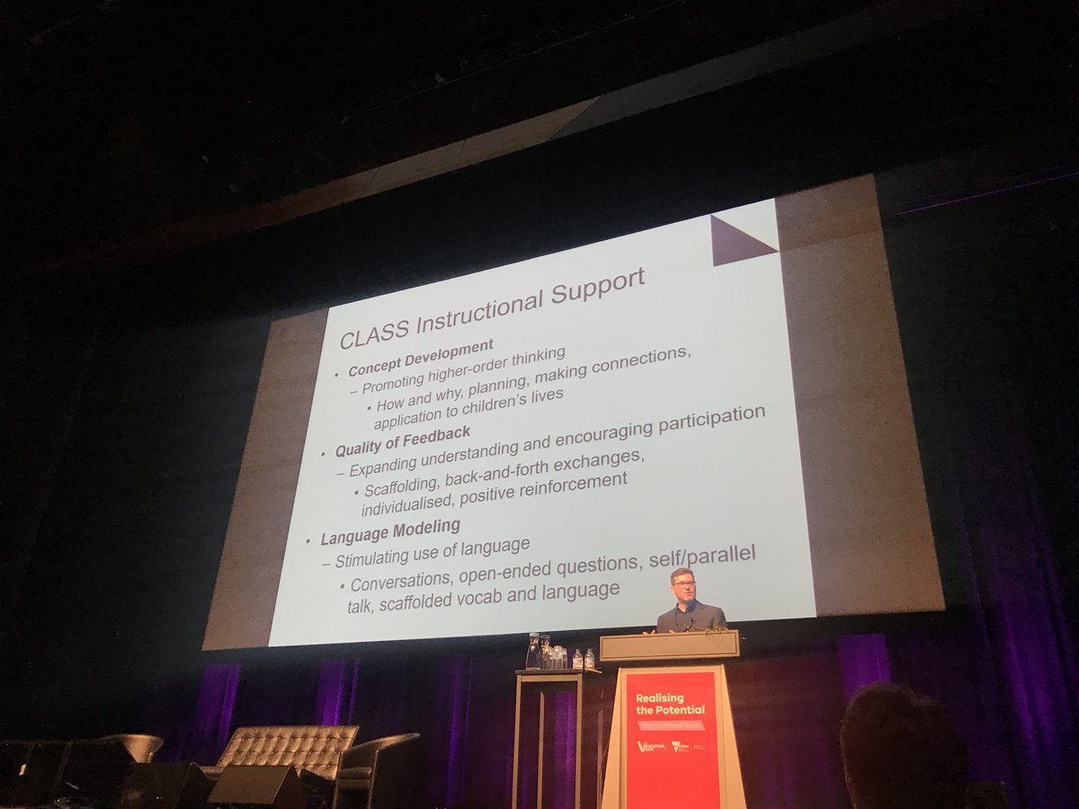 MeSarahSB's tweet photo. @DETVic #EarlyChildhoodForumAU thank you @dr_dan_c for your informative session! Great research. https://t.co/5AduGSXqCz