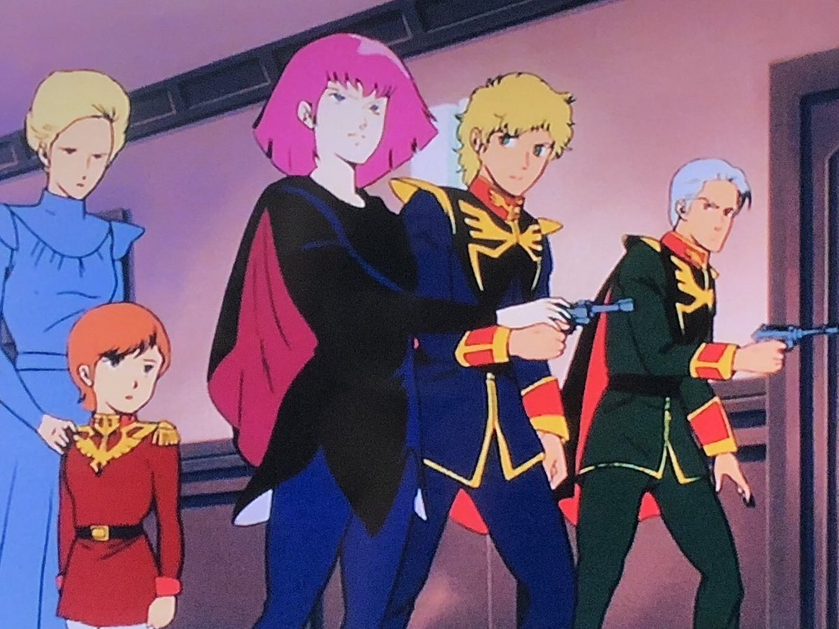機動戦士ガンダムZZ ハマーンのイケメン側近2人。「コア3の少女」後編