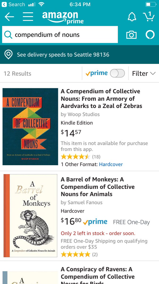 celtickat's tweet photo. .@TheEllenShow Anne Hathaway didn’t try very hard to find the book. I went to @amazon and there it was. https://t.co/FZ8yOXG6RO