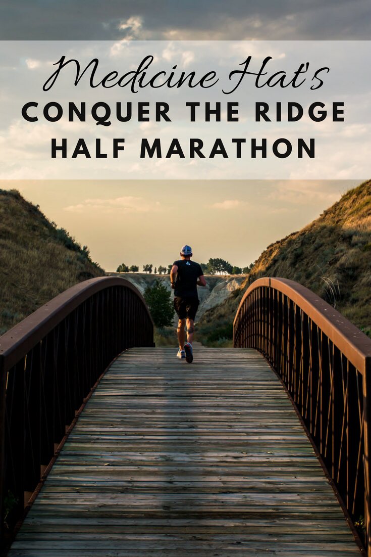 Conquer the Ridge - Medicine Hats only #halfmarathon ! Get #OffTheCouch and register #redrockunion