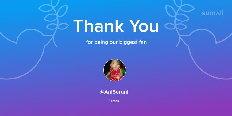 TunasRidean's tweet photo. Our biggest fans this week: @AniSeruni. Thank you! via https://t.co/lBOkDiWMdt https://t.co/STl66VkNuP