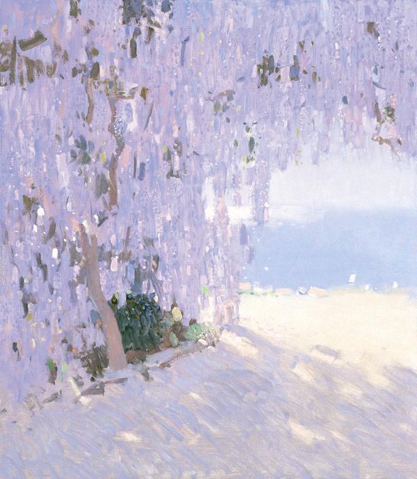 go__owr's tweet photo. Bato Dugarzhapov.
(Russian, 1966~)
바토 두가르차포프, 러시아 출신의 화가.
그의 그림 속 푸르게 쏟아지는 광도光度. 이맘 때 쯤 빛은 파랗게 익어간다. https://t.co/KMWC8Mmt8n