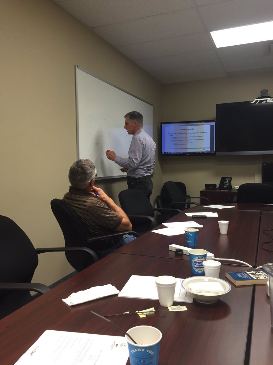ELDFarm's tweet photo. @PotterBarry giving a math lesson at our RMI meeting. #NWOBeef https://t.co/4DuLHPczOw