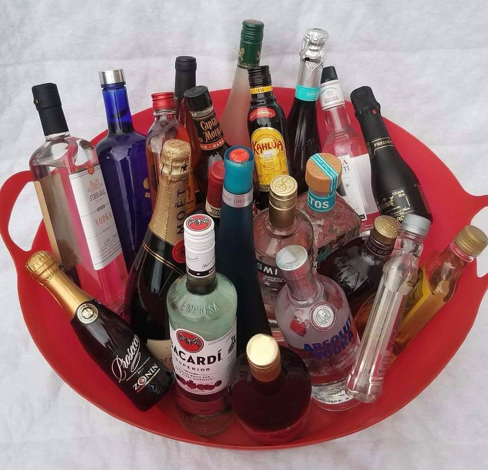 Want a chance to score this motherload? Join us at the #rescueeventoftheyear FRIDAY JUNE 8!
Just to mention a few: 
#CaptainMorgan 
#Absolutvodka 
#Moet
#Skye
#Fireball 
#Kahlua
#CrownRoyal
Tequila x 3
#sambuca
#Bacardirum
#smirnoff vanilla vodka 
And more !!