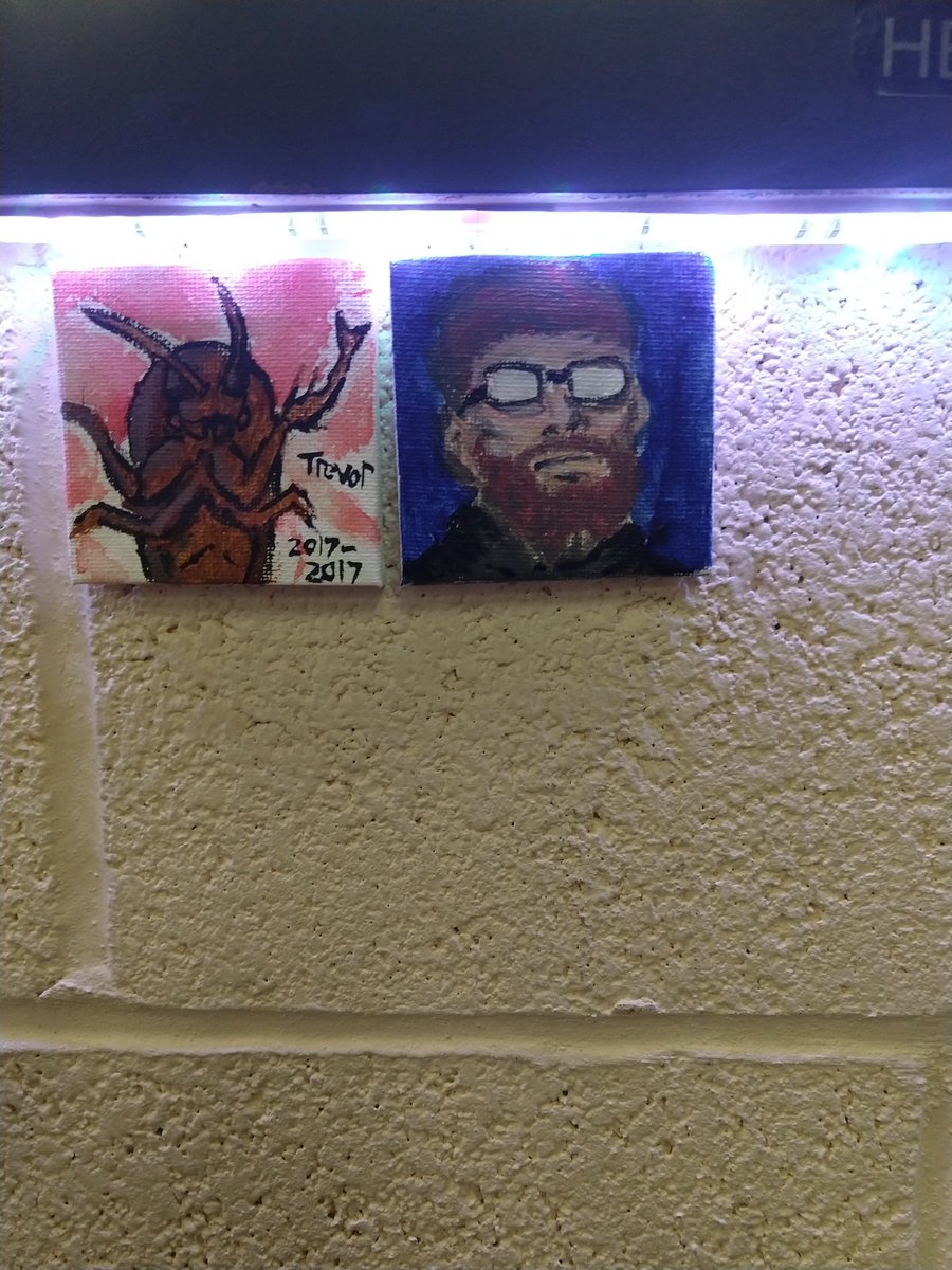 Newzie1's tweet photo. Just discovered the magical story of Trevor the cockroach. May his legacy live on forever. #trevorforget @Grifter801 https://t.co/Z0sgntl8mI