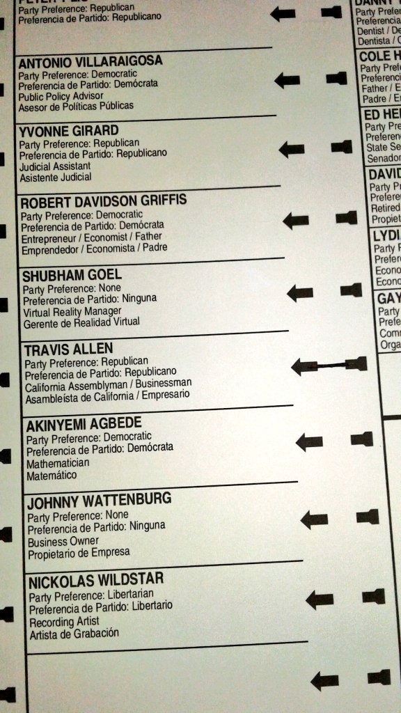 76frenchtoast's tweet photo. @JoinTravisAllen TY SO MUCH for ALL your hardwork  sir!! The #TruePatriots of CA stood behind you! Unfortunately a LOT of #SHEEP went w/ the @realDonaldTrump FOOLISH endorsement of #CopyCox 😧 AND there's been MANY reports of #VoterFraud 😔My vote was NEVER even counted...⤵#NotABot #CAisLOST https://t.co/87xqDIZwiX