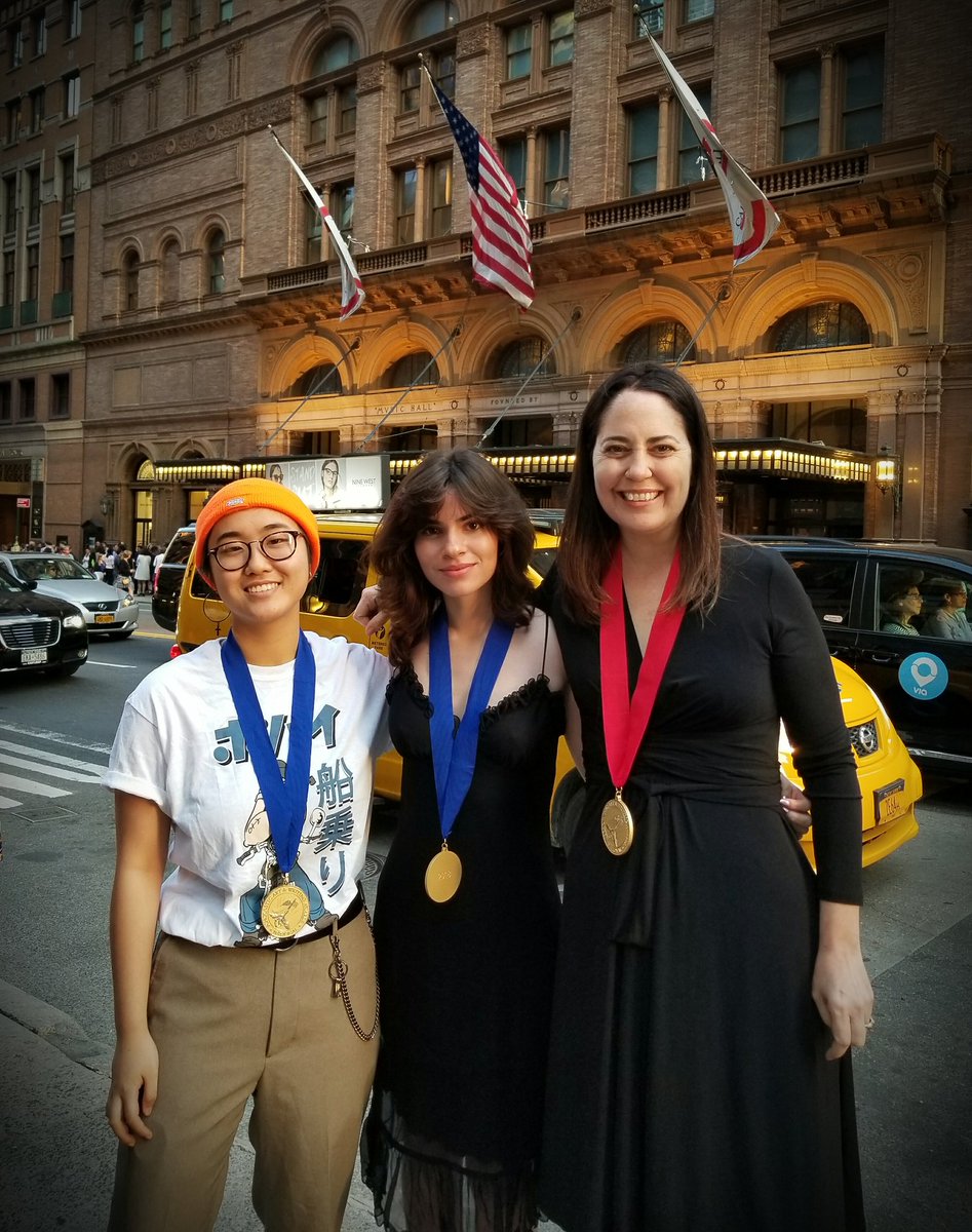 BIG congratulations at Carnegie Hall to our National Scholastic <a href="/artandwriting/">Scholastic Art & Writing Awards</a> gold medalists! Changing the world with creative minds. Proud students, parents &amp; educators! 🏅 #GoldKey <a href="/Jeff_Eakins/">Jeff Eakins</a> <a href="/debbieecook1/">Debbie Cook</a> Thanks again <a href="/Hillsedufnd/">Hillsborough Education Foundation</a> and <a href="/SuncoastCU/">Suncoast Credit Union</a> for helping us get here!