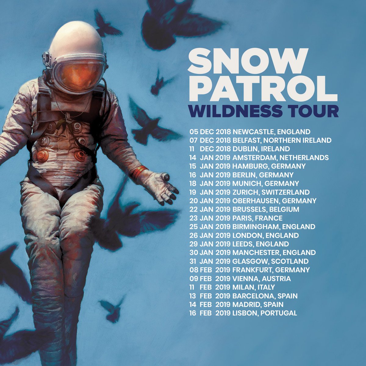 Resultado de imagen de snow patrol wildness tour