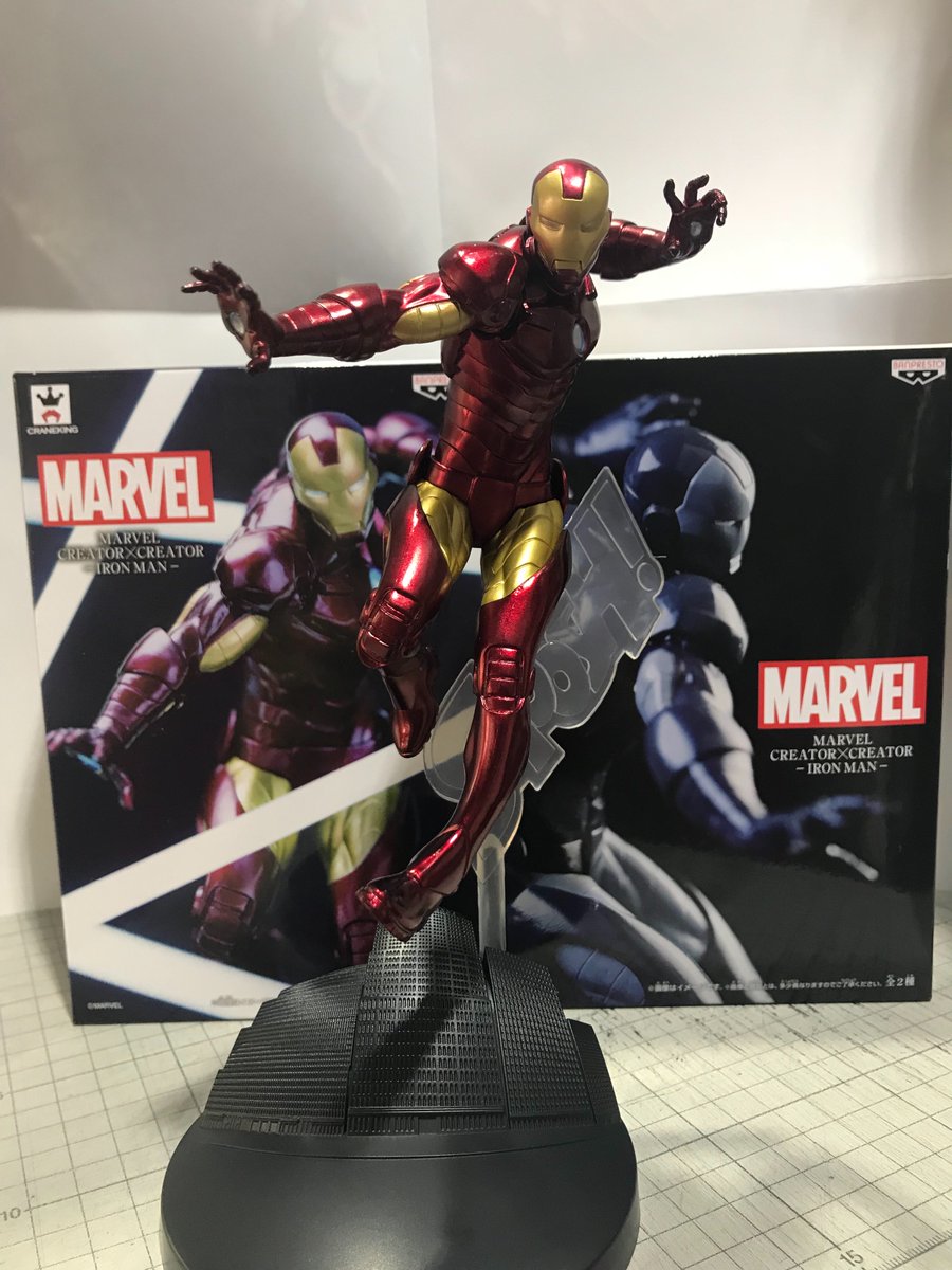 カマロ日本橋ピカソ Tren Twitter Marvel Creator Creator Iron Man 約16cm 全2種 投入完了 カマロ 日本橋 ゲーセン ゲームセンター マーベル アイアンマン