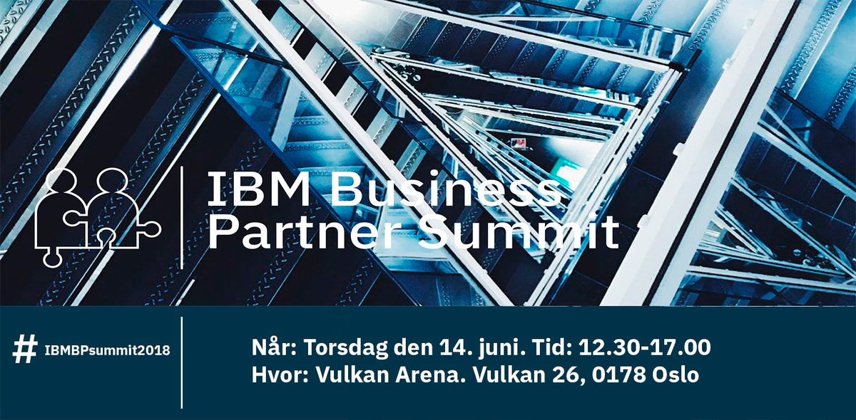 BaardRingstad's tweet photo. IBM Business Partnere og nye partnere som vil være med oss på en spennende reise, se hit! Bli med på #IBMBPSummit18 ! Vi lover deg en dag fylt med spennende innhold og innovative speakere som engasjerer. Vi sees der! Meld deg på her:  https://t.co/a4NJKdsn4B https://t.co/S1MnwKbh0p
