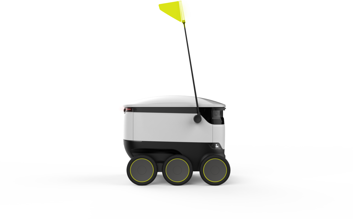 gruenderszene's tweet photo. 25 Millionen Dollar für Lieferroboter von Starship Technologies.
https://t.co/lEI00iRTSV https://t.co/IzZ0heCcJa