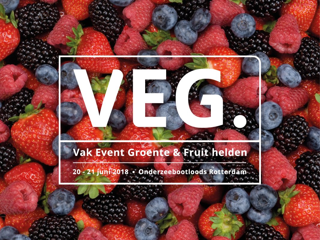Ben jij groente-en fruitspecialist of horeca professional en wil je meer weten over ons zacht fruit, deelnemen in ons smaakpanel of gewoon kennis maken? Bezoek dan onze stand op 20 &amp; 21 juni tijdens VEG. Event. Meld je gratis aan via veg-event.nl met de code 702020!