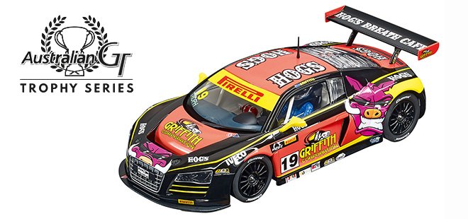 slotcar_today's tweet photo. New: @Audi R8 LMS #australiangt #markgriffith 2015 1:24 #SlotCar by @CarreraRennbahn Read More: https://t.co/vYLZOthKvh https://t.co/MkuVeixw7U