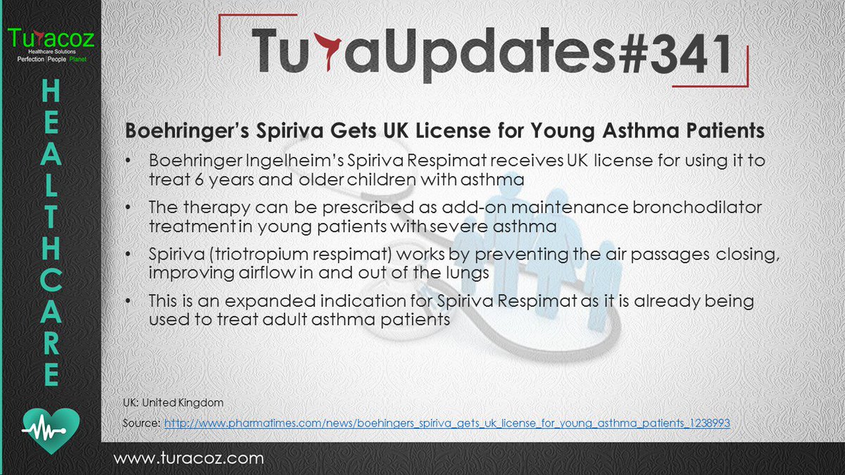 turacoz's tweet photo. #Turaupdates #Boehringer Ingelheim’s #Spiriva gets #UK #license for #young #asthma #patients #TuracozHealthcareSolutions #MedicalWritingService https://t.co/tRN3qbYutJ