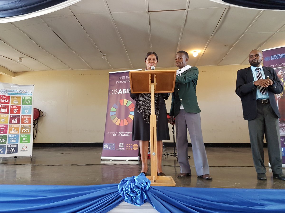 UNFPA_Zimbabwe's tweet photo. "Stigma and discrimation is the worst enemy of girls in schools. This translates into lack of access to basic facilities" - Elisa
Ravengai, Director of the Federation of Organisations of Disabled People in Zimbabwe #ShiftThePerception @unescoROSA @UNZimbabwe @BishowParajuli https://t.co/uw9HZ9Gg7b