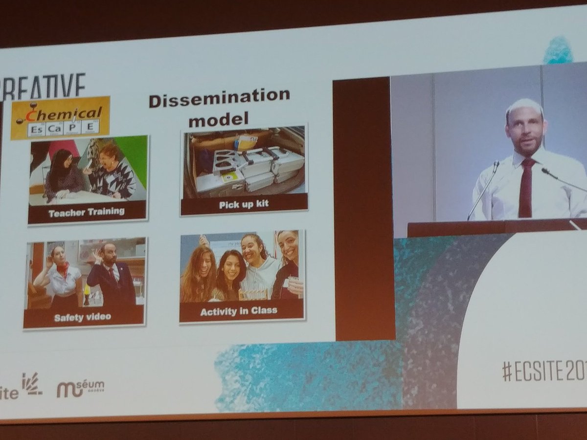 #ecsite2018 #Room1 Brilliant mobile escape room from EdQuest! Love the teacher empowerment angle.