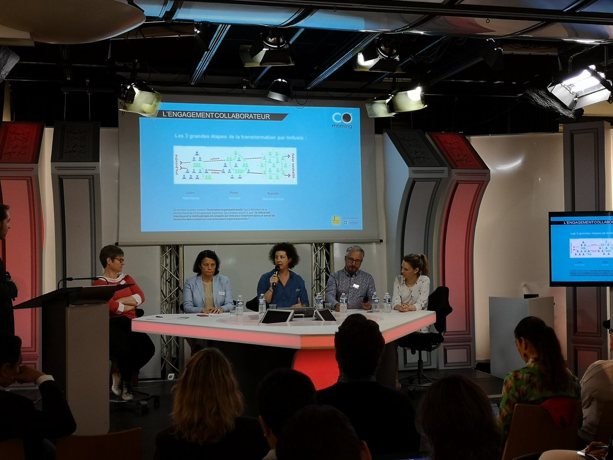 ExPrecontact's tweet photo. La transformation des pratiques managériales pour renforcer la confiance>> levier de l'engagement collaborateur #comorning https://t.co/3wVpFWqLCI