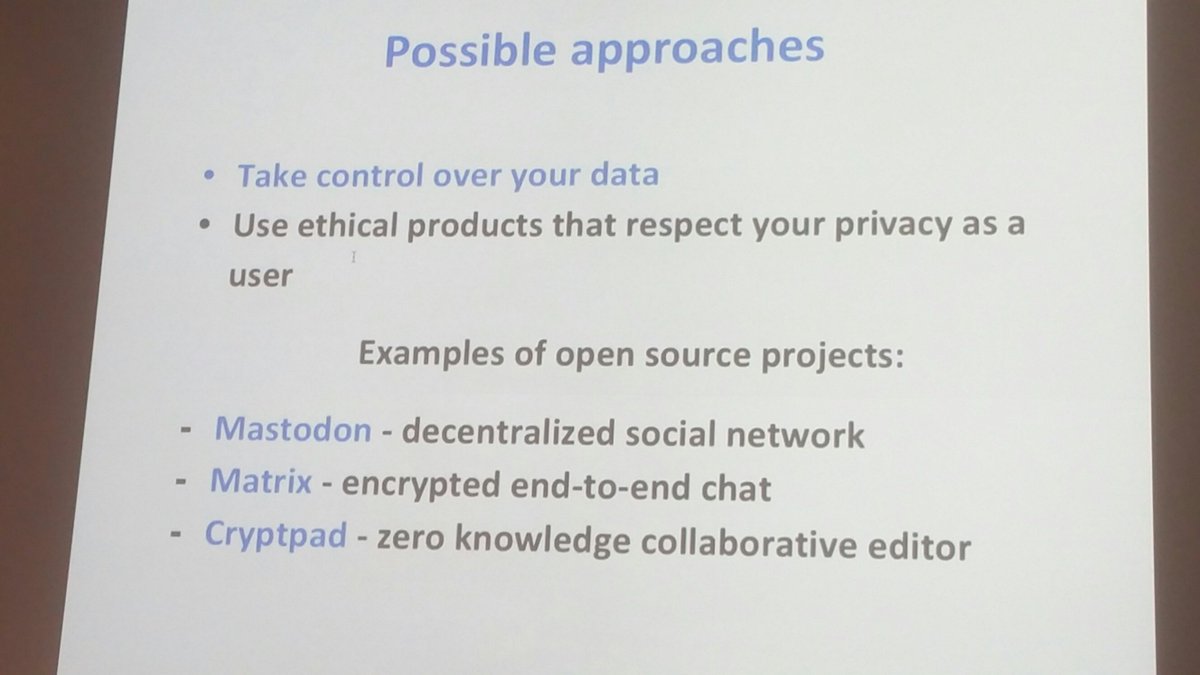 RzrFreeFr's tweet image. #ow2con #gdpr possible approaches : #dataminimisation