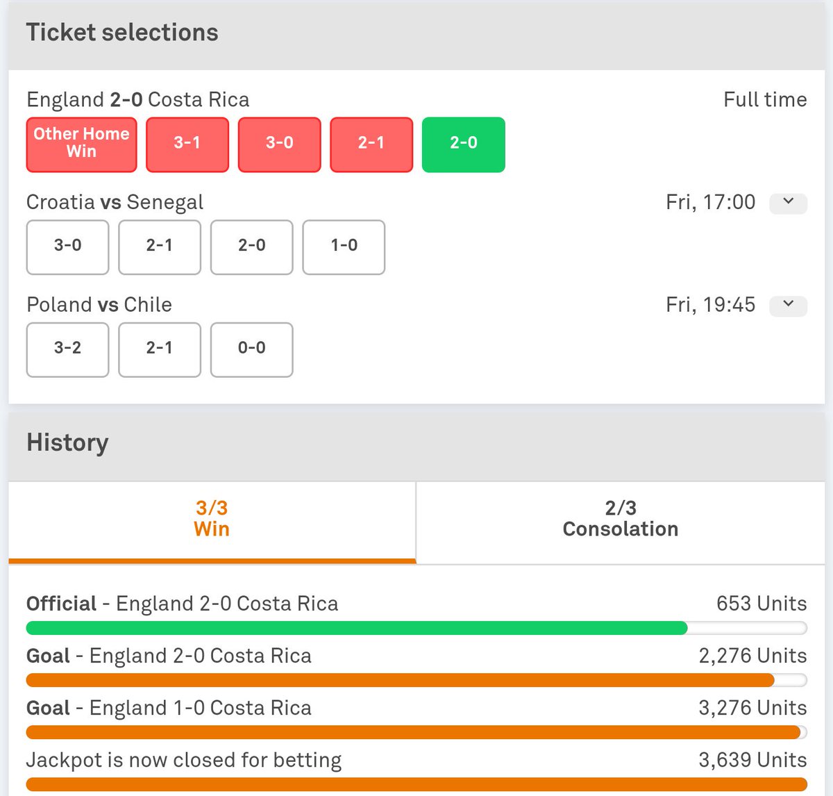 Bonusbanter's tweet image. On top of last nights winners we also have plenty of tickets running which went easily into tonights matches.

#BeColossus