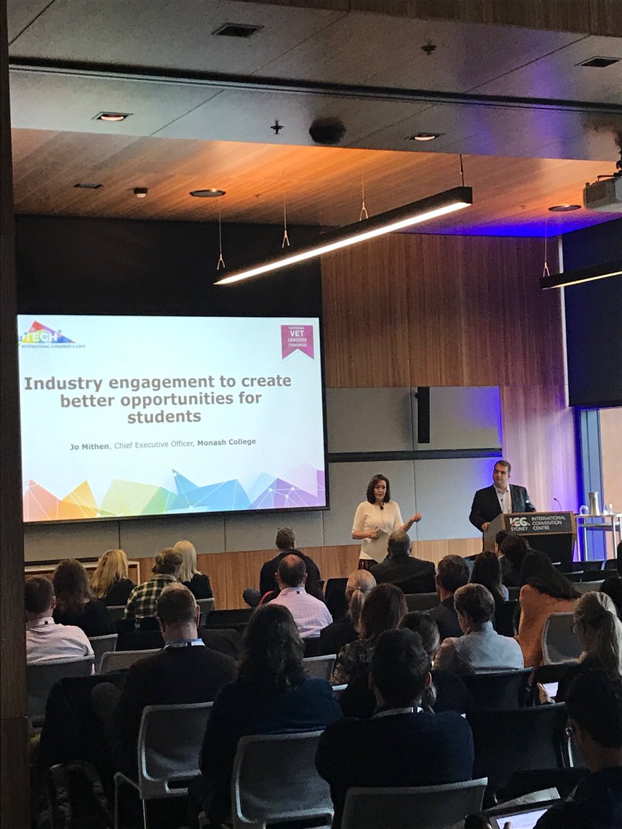 ReadyTechEdu's tweet photo. Great talk on engagement to create better opportunities for students by Jo Mithen from @MonashCollegeAu ! #EduTECHAU #skills https://t.co/yQwYdSaths