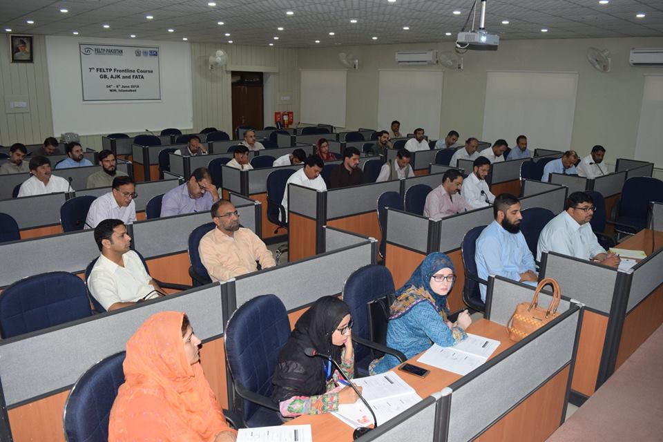 Nih Pakistan 7th Feltp Frontline Course 4 6 18 8 6 18 For Ajk Gb And Fata 1st Session Ends Today 35 Public Health Experts Participated T Co Pxxjdjz7s9